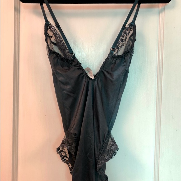 Vintage Intimates Navy Blue Bodysuit / Teddy, Style 9747, Size 34 - Picture 14 of 14